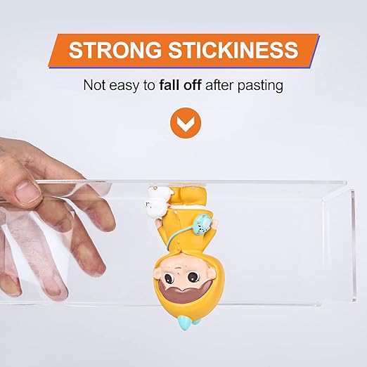 504 Pcs Clear Removable Adhesive Dots, Glue Point Dots for Crafts Balloons Poster, Double Sided Sticky Round Dots (0.39 Inch)