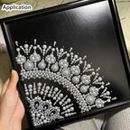 3000pcs 6mm Half Pearls for Crafts Flatback Round Half Pearl Beads for Jewelry Making Nail Art Scrapbook Craft Wedding Dress Decoration(Ivory White)