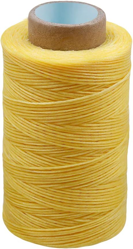 Colorful 284Yards Leather Sewing Waxed Thread-Practical Long Stitching Thread for Leather Craft DIY/Bookbinding/Shoe Repairing