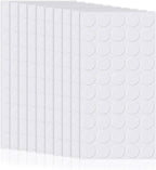 Zonon 500 Pcs Double Sided Adhesive Dots Clear Glue Point Tape Stickers Balloon Glue Round Mini No Traces Adhesive Sticker Dot Sticker for Classroom Decor Craft DIY Office (0.79 Inch/ 20 mm)