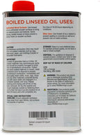 Boiled Linseed Oil – Fast Drying Flaxseed Wood Treatment to Rejuvenate and Restore Outdoor and Indoor Wood Furniture, Floors and Sports Equipment, Quart