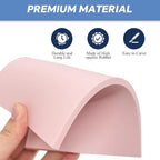 15 Pack 4"x6" Pale Pink Rubber Stamp Carving Blocks Pink Rubber Carving Blocks Linoleum Block for Stamp Maker Printmaking Supplies