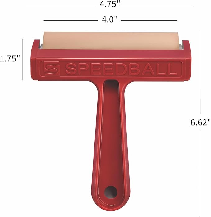 Speedball Art Products Company 004117 004117 Soft Rubber Brayer (Pack of 2)