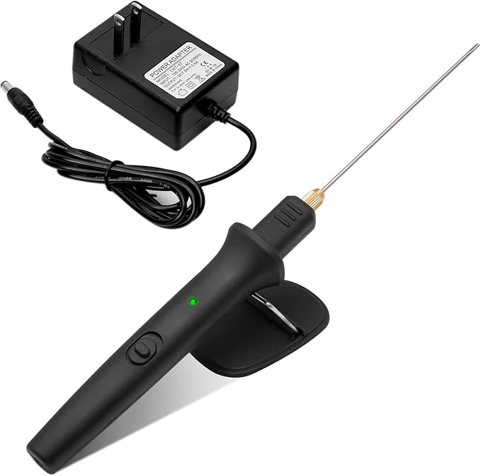 Foam Cutter, 10CM Styrofoam Cutter pen with Power Light, 100-240v / 15w Foam Cutter Electric Styrofoam Cutting Tool for Handcraft