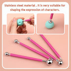 14 PCS Dotting Tools Ball Styluses with Box, Dotting Tools Set Rock Painting, Pottery Clay Modeling Embossing Nail Art