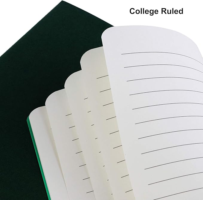 Large Colorful Notebook Journals Bulk, College Ruled, Lined Paper, 8.5x11 inch, 60 Pages, Journal Set for Travelers, Students and Office, Composition Diary Subject Notebooks Planner, 12 Pack