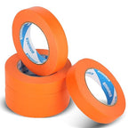 Orange Painters Tape,1 inch x 60 Yards x 5 Rolls (300 Yards Total) - Medium Adhesive Masking Tape for Painting,Labeling,DIY Crafting,Decoration and School Projects