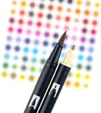 Tombow 56170 Dual Brush Pen Art Markers, Portrait, 10-Pack. Blendable, Brush and Fine Tip Markers