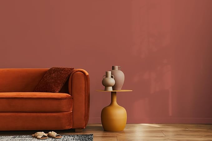 EVOLVE Paint & Primer: Environment-friendly, Eggshell with One-coat Coverage for Interior & Exterior surfaces (Red Clay, 5-Gallon)