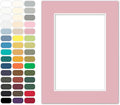 Poster Master Desert Rose Matboard – 4-Ply Acid-Free Picture Mat Board with 45° Beveled Cut, Made in USA, Custom Cut to Any Size, 1/16" Thickness for Framing & Displays