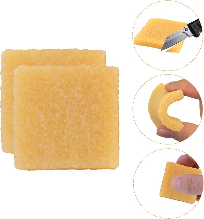 WHTCHSU 12 pcs Glue and Residue Eraser Rubber Cement Cleaner for Removing Adhesive and Residues from Paper Plastic and More