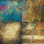 Scrapbook Paper Pad 6x6 Vintage Colored Paper, Single-Sided Decopodge Paper,Colorful Cardstock Paper Scrapbooking DIY Decorative Background Cardmaking Supplies, Junk Journal Craft Paper-24Pcs