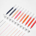 ROSYMENG 10 Colors Acrylic Gel Pens Set, Big-Capacity Ink Acrylic Paint Pen for Adults Coloring Books, Waterproof Paint Markers for Canvas, Rock, Wood, Drawing Doodling, Ceramic, Fabric, DIY Crafts