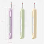 Upgraded 2 in 1 Automatic Needle Threaders Seam Ripper,Quilting Supplies Sewing Kit,Quick Sewing Machine Loop Needle Threaders (2PCS-Yellow,Purple)