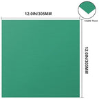 Anodized Aluminum Sheet Metal 12 x 12 x 1/32 Inch Green Anodized Aluminum Metal Plates Engraving Blanks for Laser Engraving, 0.8MM Thin Decorative Aluminum Metal Sheets for Crafting, House Decoration