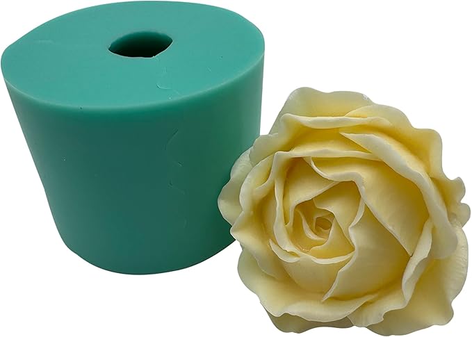 3D Rose Flower Soap Candle Wax Mold Resin Epoxy Decorated Craft Silicone Molds Chocolate Mousse Cake Mould