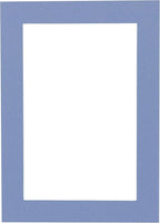 Pack of 25 Acid Free 11x14 Mats Bevel Cut for 8.5x11 Photos - Brittany Blue Precut Matboards for Pictures, Photos, Framing - 4-ply Thickness