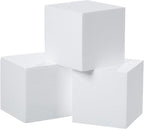 Crafare 3 Pack Craft Foam Blocks 5x5x5 Inch Polystyrene Square Foam Cubes for Arts School Projects Sculptures Floral Arrangements Modeling and Centerpieces