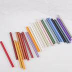 Wax Seal Sticks, ONWINPOR 20Pcs Red Wax Sealing Sticks with Glue Gun, Glue Gun Wax Seal Sticks Set Great for Wax Seal Stamp, Envelopes, Gift Wrapping (20, Caramel Red)