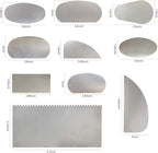 10pcs Steel Cutter Ceramic Tools, Sculpture Pottery Modeling Cutter Scraper for Polymer Clay Crafts