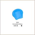 Artecho Blue Acrylic Paint, Cerulean Blue Paint (120ml / 4.05oz) Tubes, Art Craft Paints for Canvas, Rock, Stone, Wood, Fabric, Art Supplies
