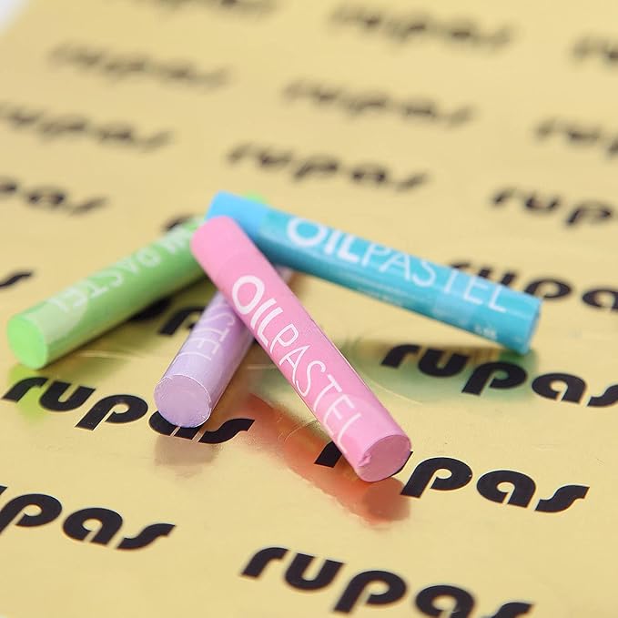 Rupas Soft Oil Pastel 48 Color Set Professional Grade