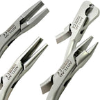 4 Pliers Types for Metal Forming, Wire Bending for Making Loops, Curves, Rings, Angles, Wire Shape Forning Pliers for Crafts, Hobby, and More.