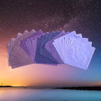 50 Sheets 6 x 6 Inches Natural Fiber Mulberry paper Sheets Square Origami Paper Arts Folding Craft, Decoration Paper, Square Folding Paper for DIY Crafts (Lavender Tone, 6x6 Inch)