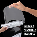 Frienda 12 Inches x 80 ft 6 Mil Rolls Blank Stencil Sheets Acetate Sheets Clear Template Material Reusable Acetate Rolls for Crafts Stencil Vinyl for Cutting Machines(Clear)