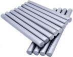 Large Silver Sealing Wax Seal Sticks for Standard Size Glue Gun, Homemade Wedding Invitation Wax Seals - Pack of 12