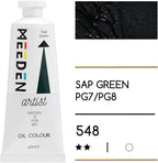 MEEDEN Artist Grade Oil Paint: Sap Green - 60ml/2oz Tube - Professional Art Paints for Canvas Painting