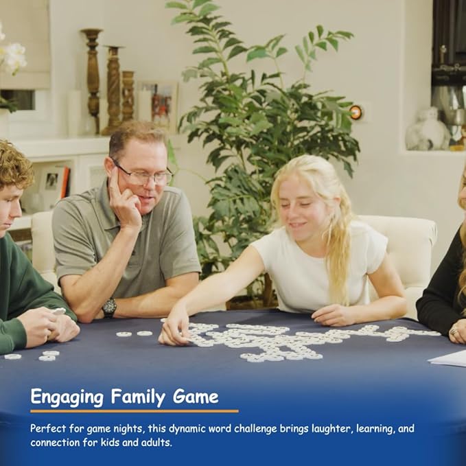 Word Strategy Game Travel Edition, Word Puzzle for Adults, Family, and Kids, Fun Game for Ages 8+, Travel Size, 1-2 Players