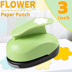 Flower Hole Punch 3 inch Punch Flower Craft Paper Puncher Flowers Scrapbooking Punches