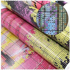 Stitchmelody 14CT Counted Cross Stitch Kits,DMC Unprinted Pattern Embroidery Set Needlework-Cactus 13.4''×13.8''
