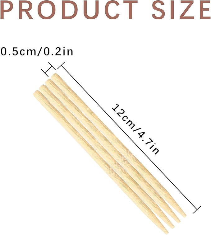 200 pcs Heavy Duty Scratch Art Tools,4.7 in Craft Sticks,Wooden Stylus for Scratch Art,Wooden Sticks for Crafts Bamboo Stylus, DIY Creative Draw Sticks for Teens and Teacher