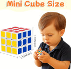 24 Pack Mini Puzzle Cubes Party Favors for Kids, 3x3 Mini Magic Cube Puzzle Prize Set for Kids School Rewards, 1.18inch Bulk Small Toys for Party, Birthday, Christmas Stocking