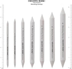 Creative Mark Art Set: Charcoal Pencils Solid Double-Ended Blending Stumps for Adults [Size # 3-12 Count], Perfect for Drawing, Pastels, and Art Design
