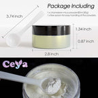 Ceya Interference Mica Powder, 1.8oz/ 50g Ghost Gold Chrome Nail Powder, Cosmetic Grade Pearlescent Effect Color Shift Pigment for Epoxy Resin, Makeup, Nail Polish, Soap Dye, Candle Making,Slime,Paint
