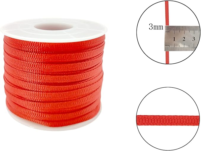 1/8" Grosgrain Ribbon - 720 Yards Assorted Colors - 3mm Fabric - DIY Crafts, Balloons, Florists, Showers (Pack of 12)