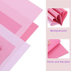 DMiotech 50 Sheets 7.9x7.9 Inch Origami Paper Large, 7 Colors Pink Square Origami Paper Easy Fold Double Sided Colored Paper for DIY Arts and Crafts