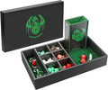 DND Dice Tray & Tower Storage Box, 4 in 1 D&D Dice Holder Case (Dice Rolling Tray, Dice Roller Tower, Dice & Miniature Storage), Great RPG Accessories Gifts for Dungeons and Dragons MTG DM & Player