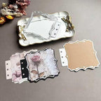 Square Framed Loose-Leaf Die Cuts for Card Making, Vintage Cutting Dies DIY Album Scrapbooking Decor Paper Craft Metal Die Cuts Party Wedding Decorations