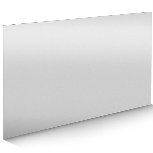 1 Pack 5052 Aluminum Sheet Metal 12" x 24" Aluminum Plate 1/8 (0.125'') Inch Thickness Rectangle Metal Panels for Industry Crafting Handcraft DIY Projects