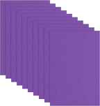 uxcell 10 Pcs Dark Purple EVA A4 Foam Sheets Crafts, 12 x 8 Inch Foam Paper for DIY Crafts Project Classroom Scrapbook Art Cards Home Office Decoration (2mm Thick)