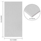 6061 T651 Aluminum Sheet Metal 6 x 12 x 5/16 (0.315”) Inch Flat Plain Aluminum Plate Covered with Protective Film, Heat Treatable Rectangle 8MM Thick Aluminum Metal Plate for Industrial, Crafting