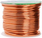 Mandala Crafts 12 Gauge Anodized Aluminum Craft Wire for Jewelry Making - 240 FT Colored Flexible Neutral Combo Wire - Bendable for Bonsai Armature Crafting Sculpting