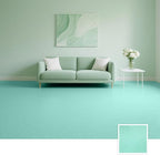 Epoxy Colored Sand Floor Paint, Epoxy Floor Paint High Gloss Marble Effect Coating for Indoor and Outdoor, Wear-resistant and non-slip Self-leveling Coating Green 176OZ(5KG)