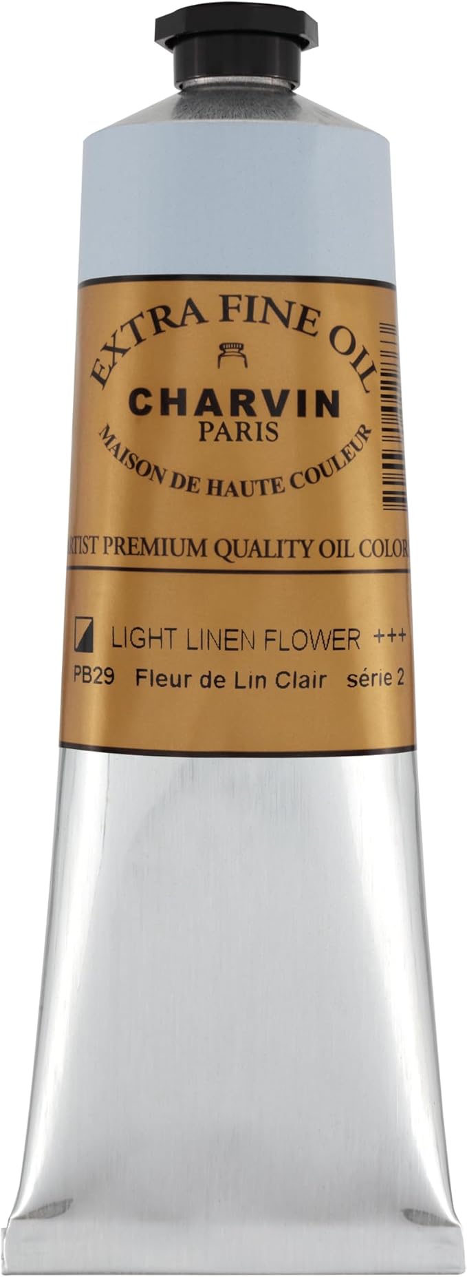 Charvin Extra Fine Oil Paint, Linen Flower Light 150 ml - Triple-Milled, Rich Texture, Poppy Oil-Based, Light-Fast, Handmade, Archival Quality