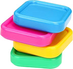 2Pcs Square Plastic Magnetic Pin Cushion Anti Loss Sewing Pin Needle Storage Holder Magnetic Push Pins Holder for Sewing Quilting DIY Projects, Pincushions（Random Color）