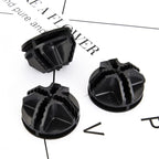 48 Pieces Cube Connectors Plastic Storage Wire Cube Organizer ABS Connectors for Modular Closet Storage Organizer and Wire Shelf (Black)